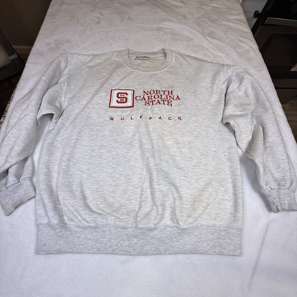 Vintage 90s NC State Wolfpack Sweatshirt Signet Sportswear USA Made Large